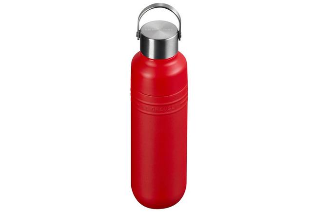 Afbeelding voor Le Creuset On The Go 41066280600001 dubbelwandige drinkfles, kersenrood, 0,5 L