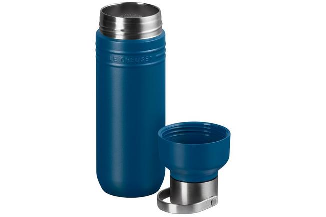 Afbeelding voor Le Creuset On The Go 41066286420001 dubbelwandige drinkfles, Deep Teal, 0,5 L