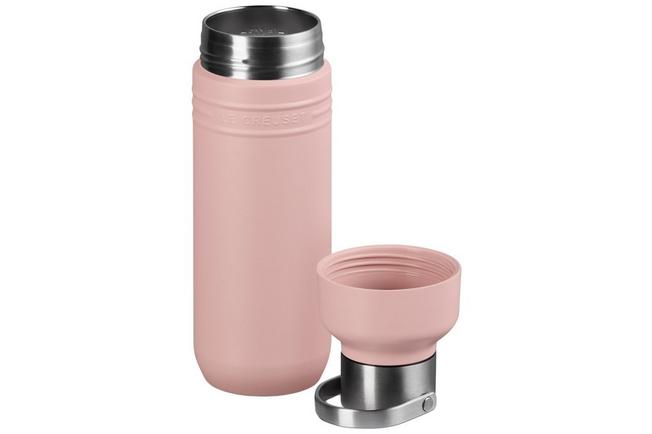 Afbeelding voor Le Creuset On The Go 41066287770001 dubbelwandige drinkfles, Shell Pink, 0,5 L