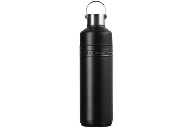 Afbeelding voor Le Creuset On The Go 41066330000001 dubbelwandige drinkfles, mat zwart, 1,0 L
