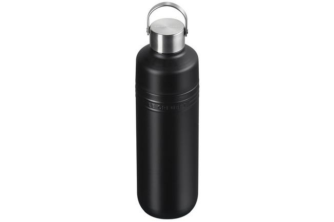 Afbeelding voor Le Creuset On The Go 41066330000001 dubbelwandige drinkfles, mat zwart, 1,0 L