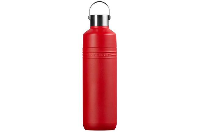 Afbeelding voor Le Creuset On The Go 41066330600001 dubbelwandige drinkfles, kersenrood, 1,0 L