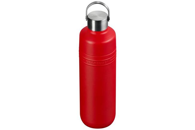 Afbeelding voor Le Creuset On The Go 41066330600001 dubbelwandige drinkfles, kersenrood, 1,0 L