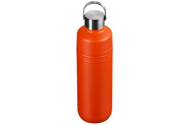 Afbeelding voor Le Creuset On The Go 41066330900001 dubbelwandige drinkfles, oranjerood, 1,0 L