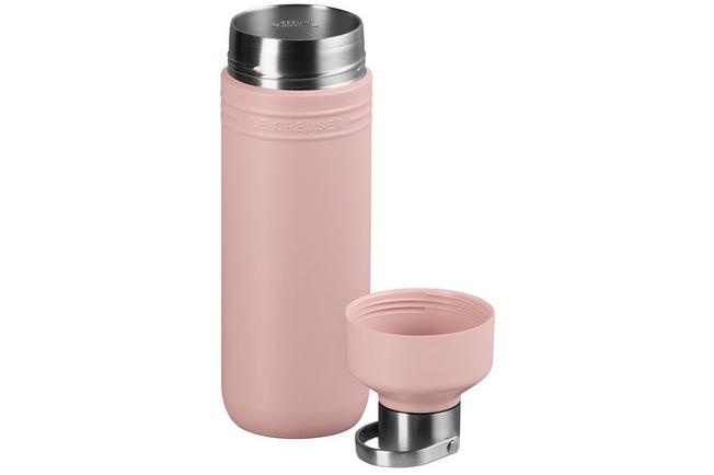 Afbeelding voor Le Creuset On The Go 41066337770001 dubbelwandige drinkfles, Shell Pink, 1,0 L