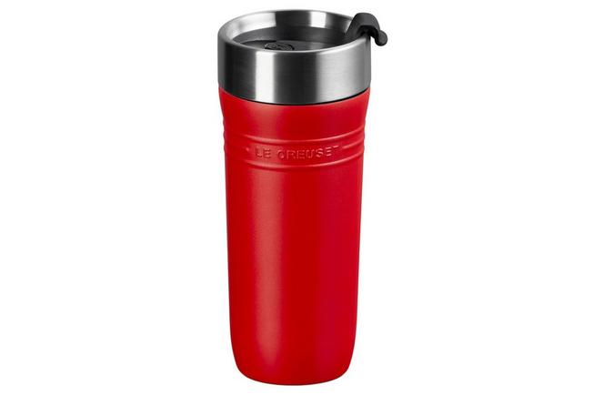 Afbeelding voor Le Creuset On The Go 41067190600001 thermosbeker kersenrood, 0,35 L
