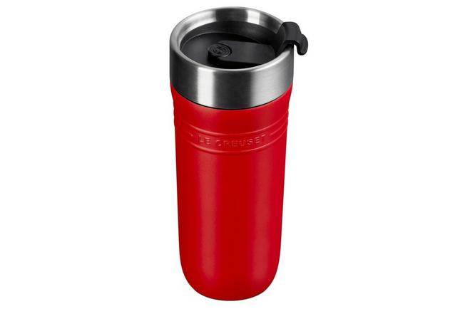Afbeelding voor Le Creuset On The Go 41067190600001 thermosbeker kersenrood, 0,35 L
