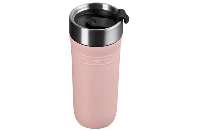 Afbeelding voor Le Creuset On The Go 41067197770001  thermosbeker Shell Pink, 0,35 L