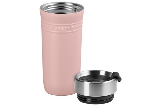 Afbeelding voor Le Creuset On The Go 41067197770001  thermosbeker Shell Pink, 0,35 L