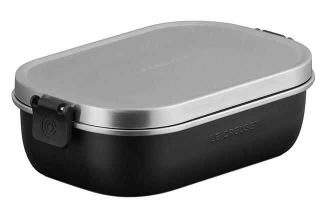 Afbeelding voor Le Creuset On The Go 41069220000001 lunchbox, mat zwart, 0,9 l