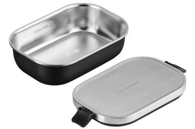 Afbeelding voor Le Creuset On The Go 41069220000001 lunchbox, mat zwart, 0,9 l