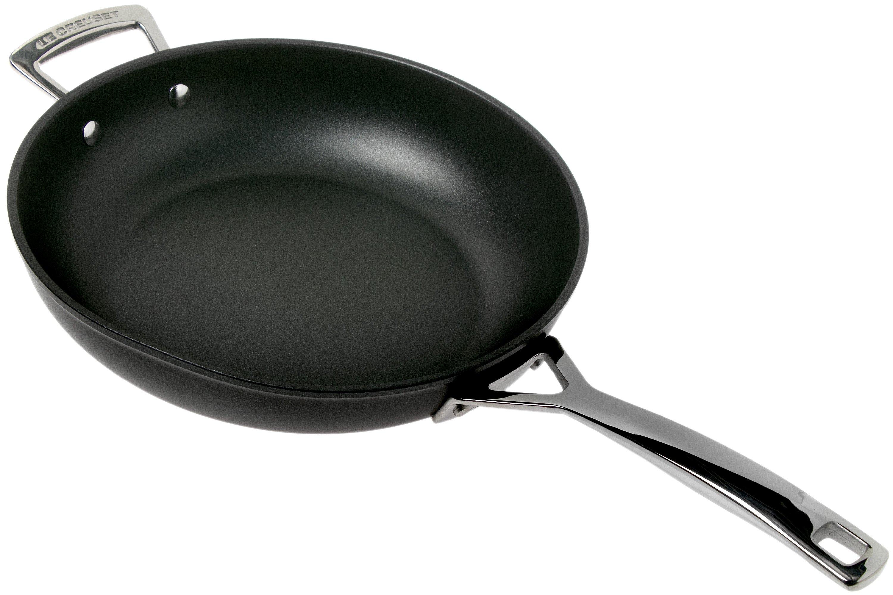 LE CREUSET toughened non-stick 28cm×28cm Le Creuset Toughened Non-Stick Deep Frying Pan 28cm | Crate
