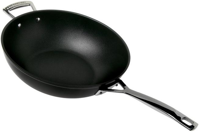 Wok de Hierro Fundido 30cm Mango Inoxidable