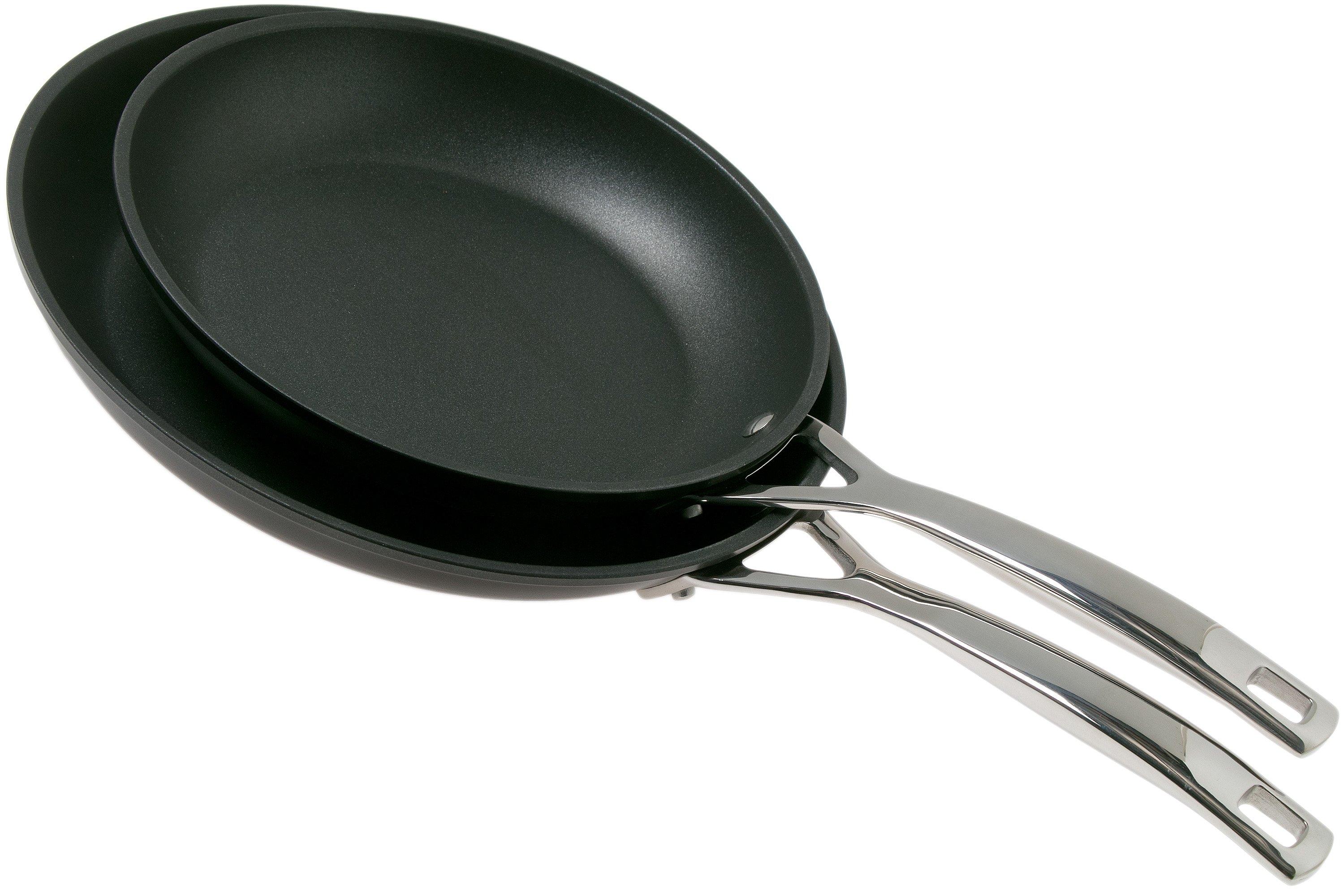 Le Creuset TNS 24 cm and 28 cm frying pan set Advantageously shopping at Knivesandtools.ie
