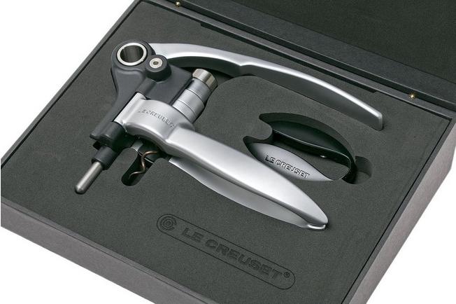 nylon aluminium Perle Le Creuset LM250 Metal lever model corkscrew, gift set | Advantageously  shopping at Knivesandtools.com
