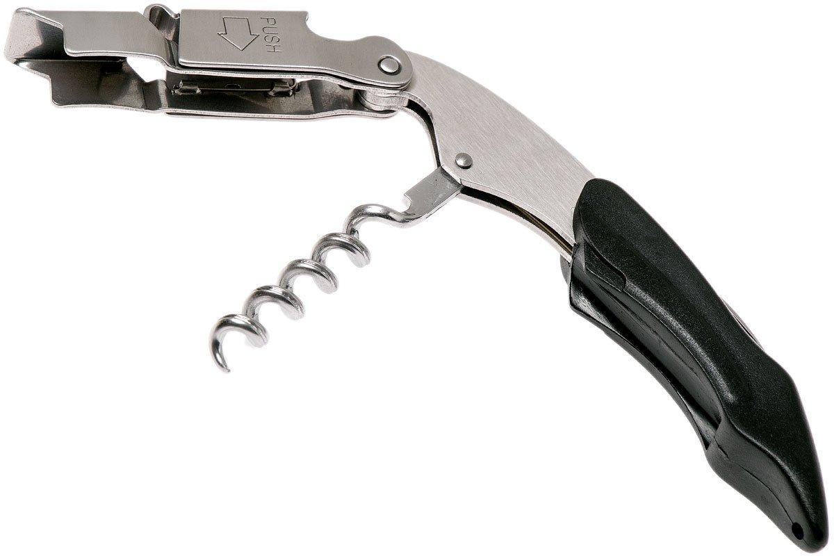 Le Creuset WT110 Waiters Friend corkscrew and bottle opener, black