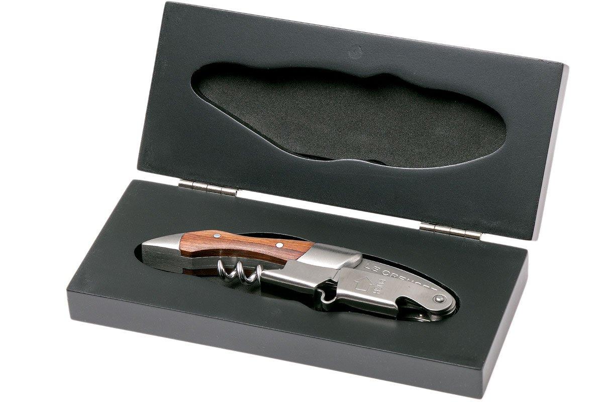 Le Creuset WT110 Waiter's corkscrew and bottle opener, wood