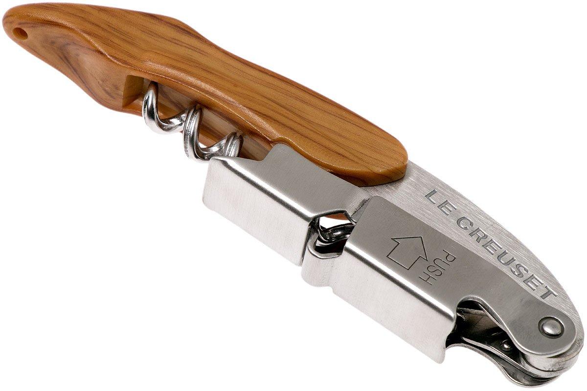 Le Creuset WT110 Waiters Friend corkscrew, wood look Advantageously
