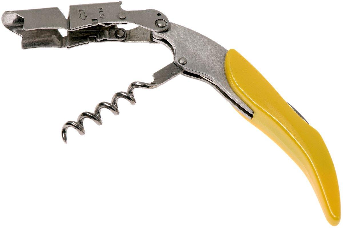 Le Creuset WT130 Waiters Friend corkscrew and bottle opener, yellow