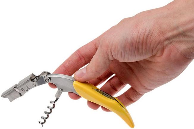 Image for Le Creuset WT-130 Waiters Friend corkscrew and bottle opener, yellow