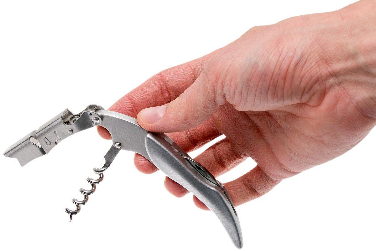 Le Creuset WT130 Waiters Friend corkscrew and bottle opener, grey