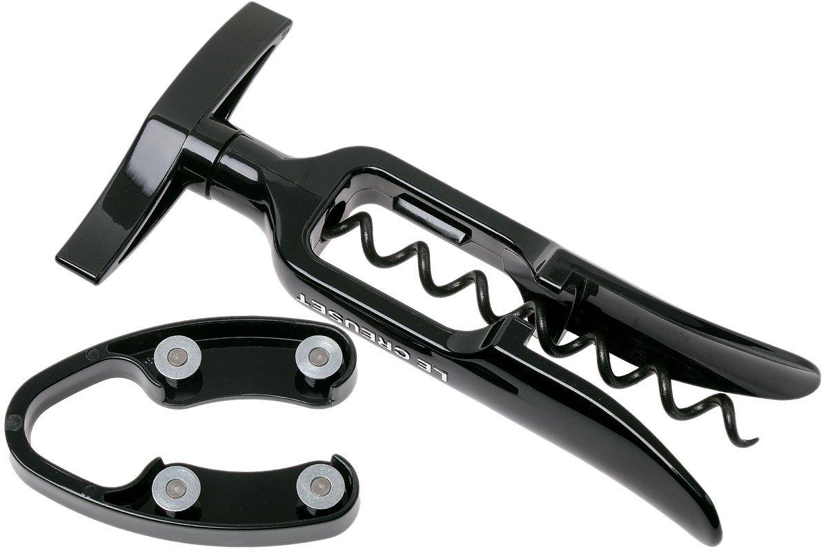 Le Creuset GS100 Corkscrew gift set, black Advantageously shopping