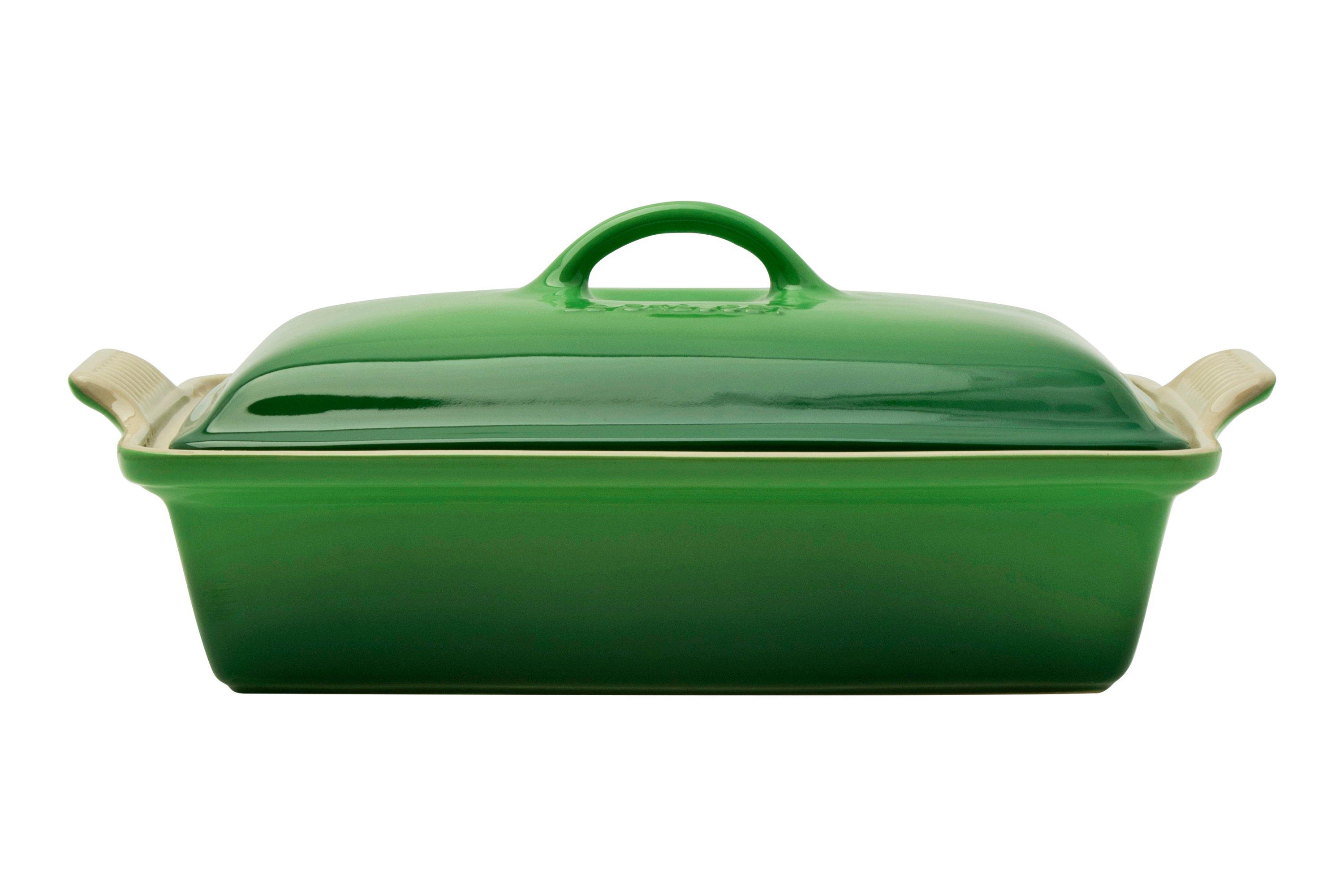 Le Creuset rectangular oven dish, 1.1 L, 19 cm, green