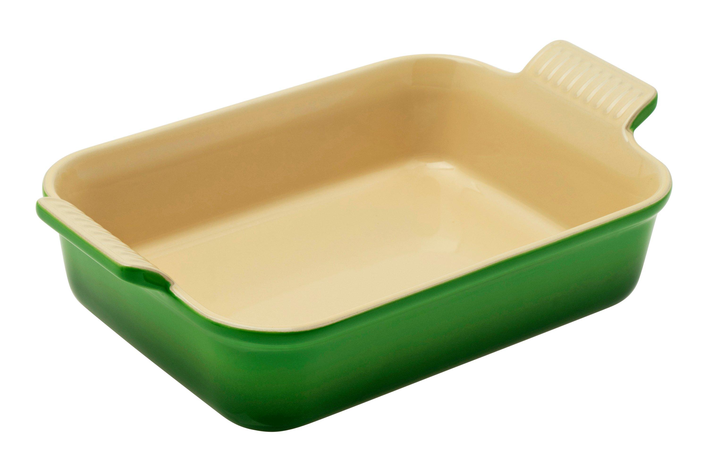 le-creuset-rectangular-oven-dish-2-30-l-26-cm-green-advantageously