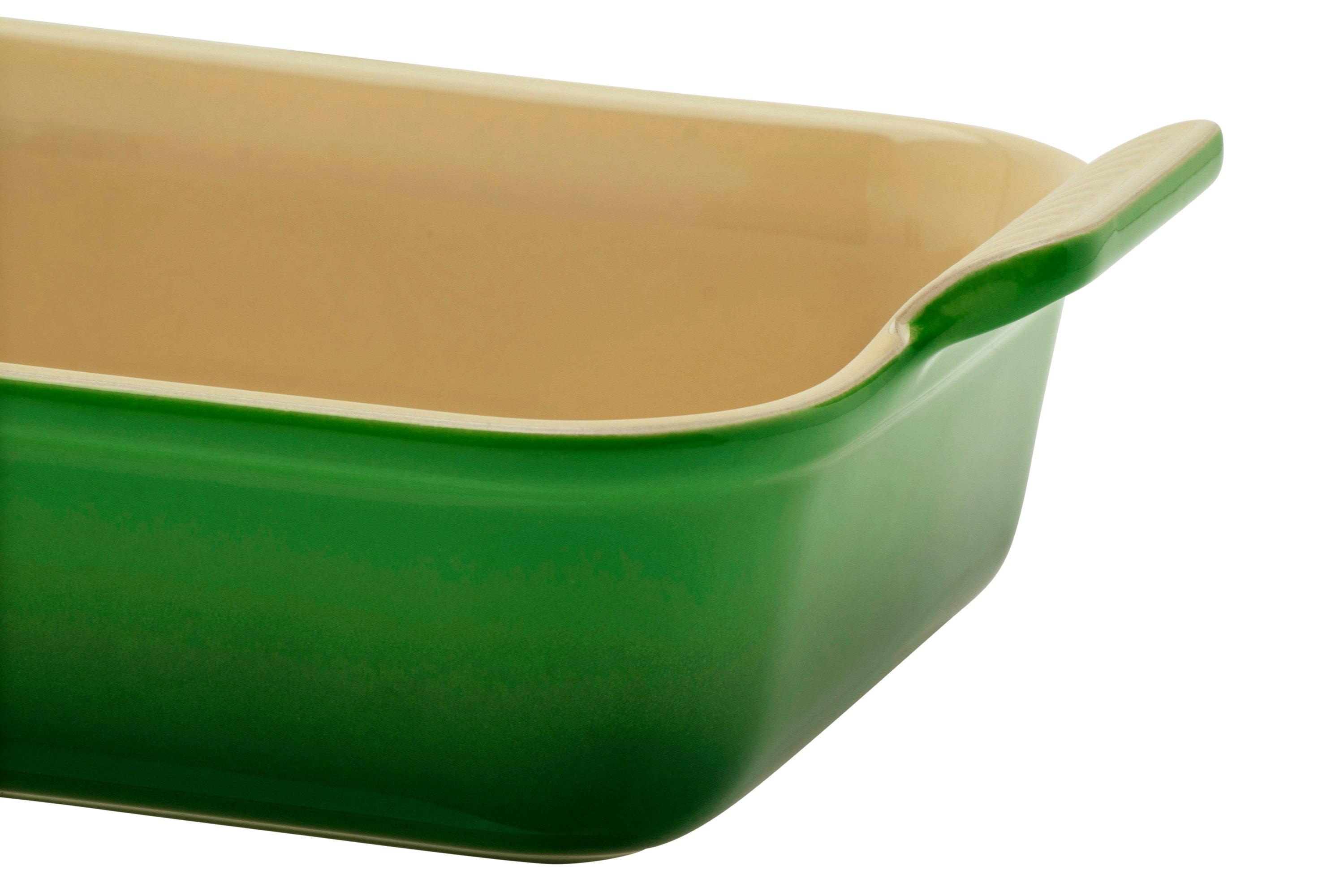 le-creuset-rectangular-oven-dish-2-30-l-26-cm-green-advantageously