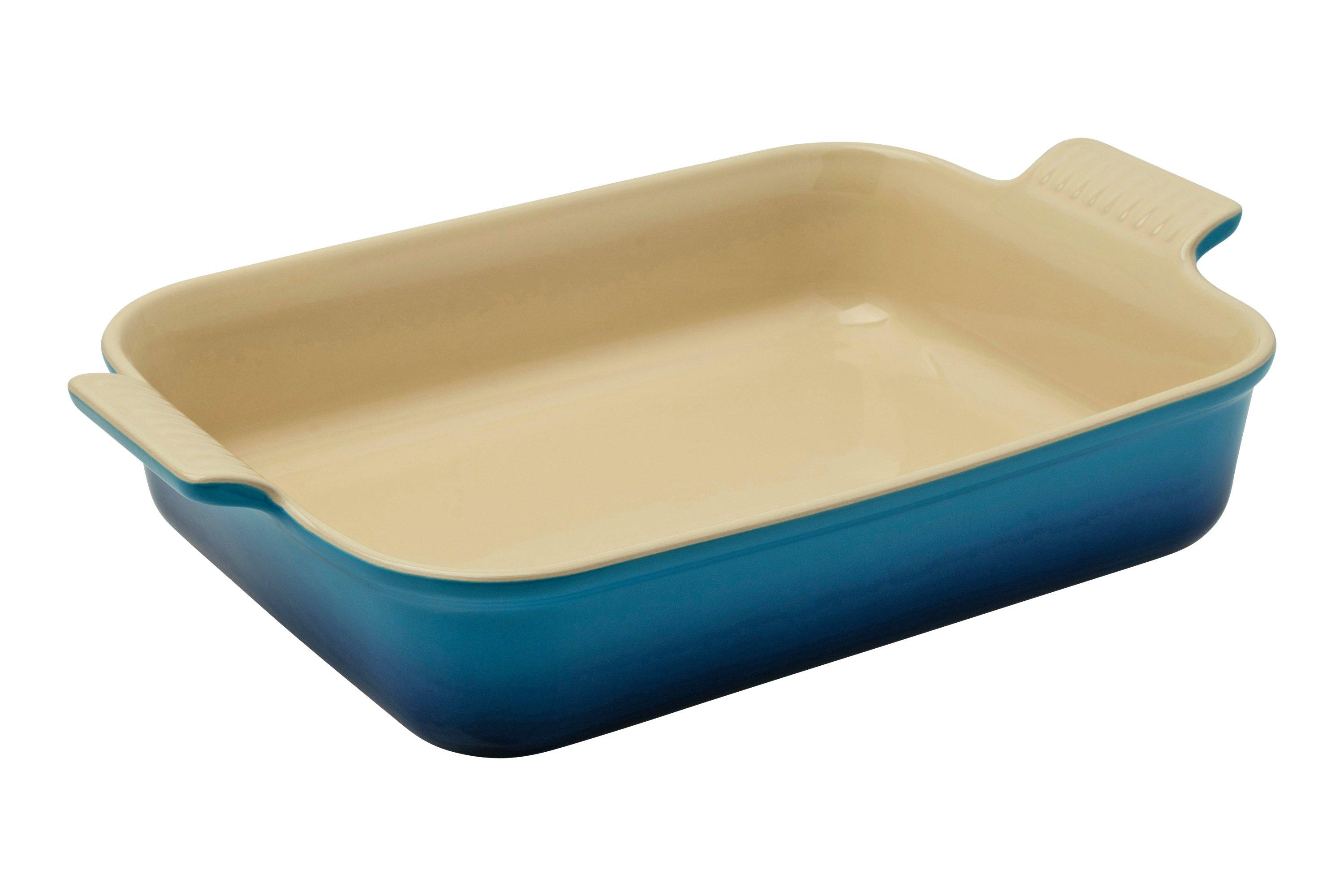 Le Creuset - Deep Rectangular Dish 32cm - Azure Blue
