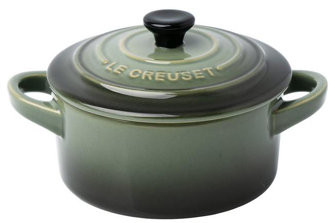 Afbeelding voor Le Creuset Les Céramiques mini cocotte 71901101730100 Thyme, 10 cm, 0,25L