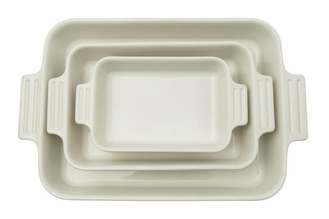 Le Creuset oven dishes 79161007160080 set of 3, rectangular