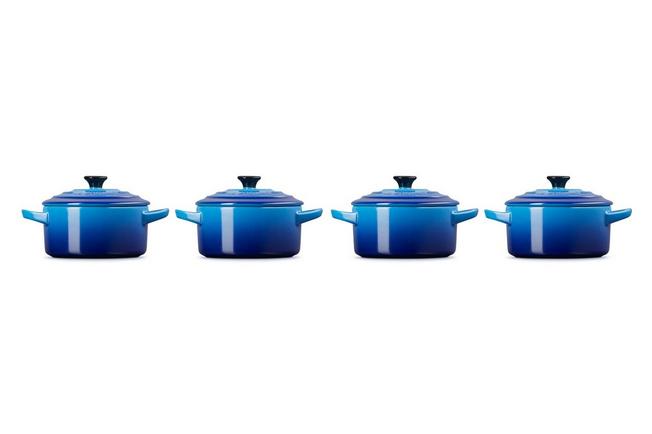 Image for Le Creuset Les Céramiques 79212102200100 mini-cocotte set, Azure 10 cm 0.25L
