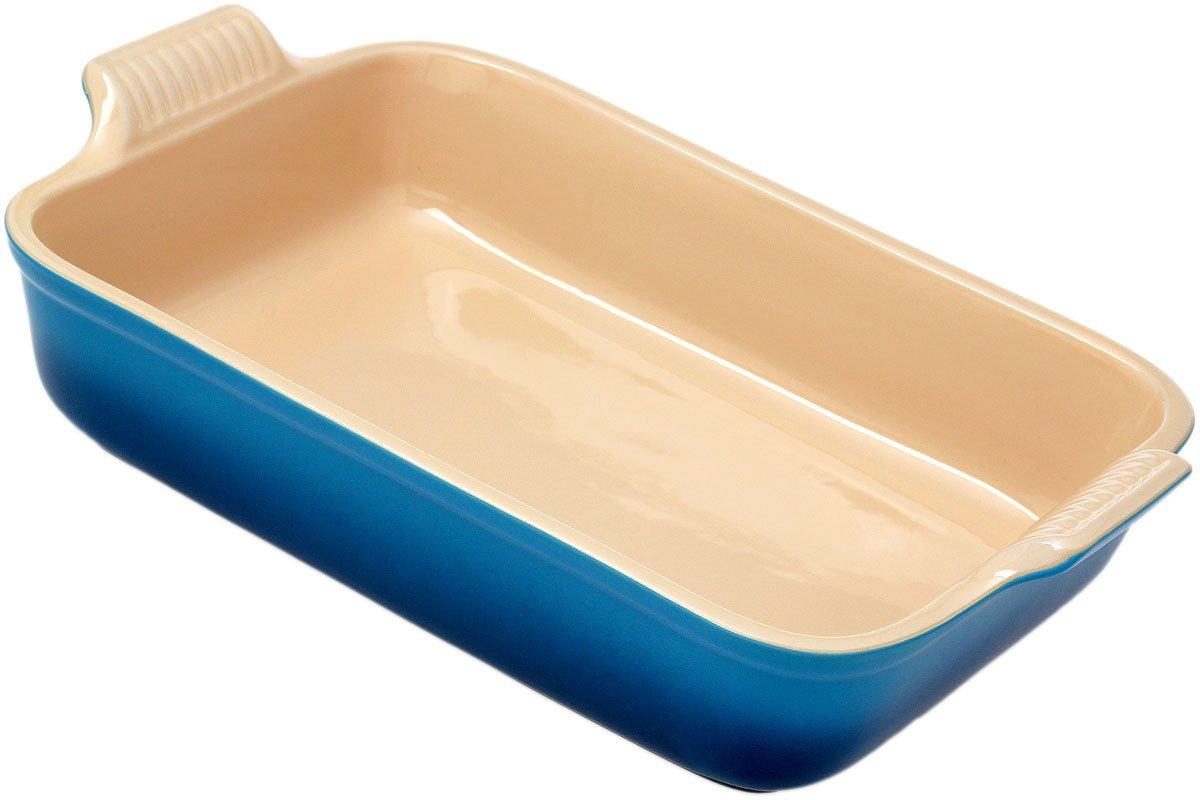 Le Creuset rectangular oven dish 3.85 L, 32 cm, blue Advantageously