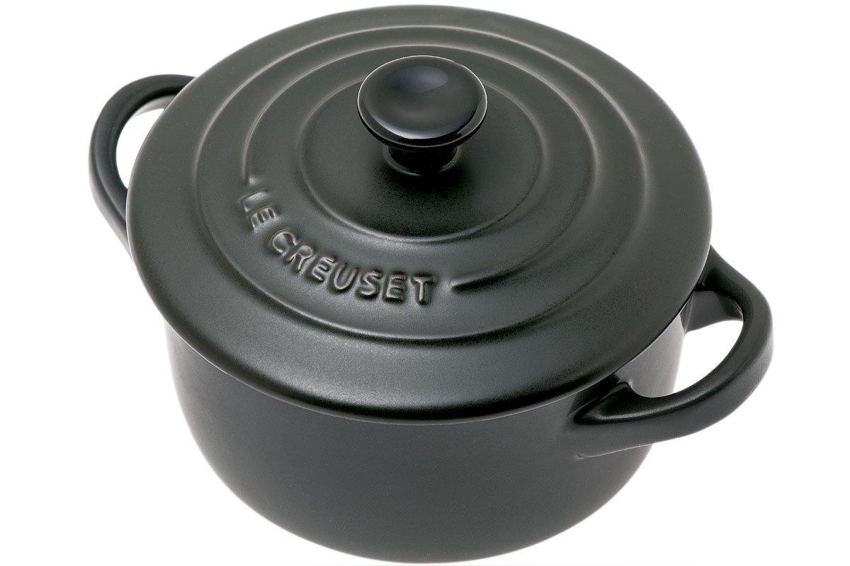 Le Creuset mini cocotte 10 cm, 0,25L noir mat Achetez à prix