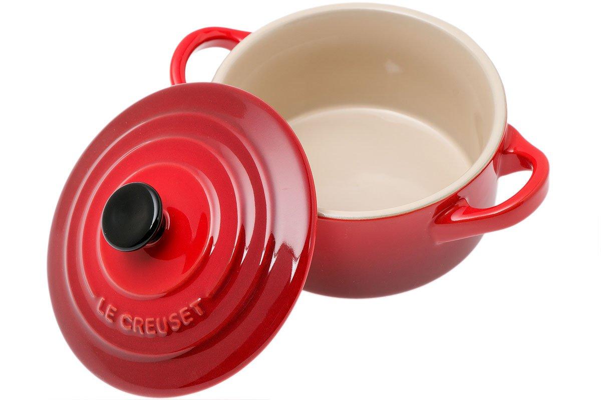 Le Creuset mini cocotte 10 cm, 0,25L kersenrood Voordelig kopen bij