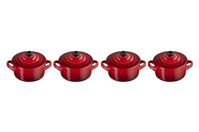 Imagen para Le Creuset Les Céramiques Juego de cocotte mini 10 cm, rojo cereza