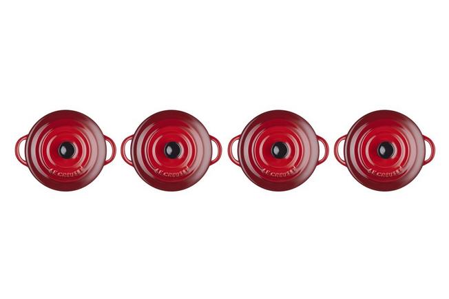 Imagen para Le Creuset Les Céramiques Juego de cocotte mini 10 cm, rojo cereza