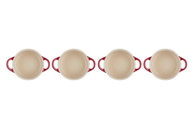 Imagen para Le Creuset Les Céramiques Juego de cocotte mini 10 cm, rojo cereza