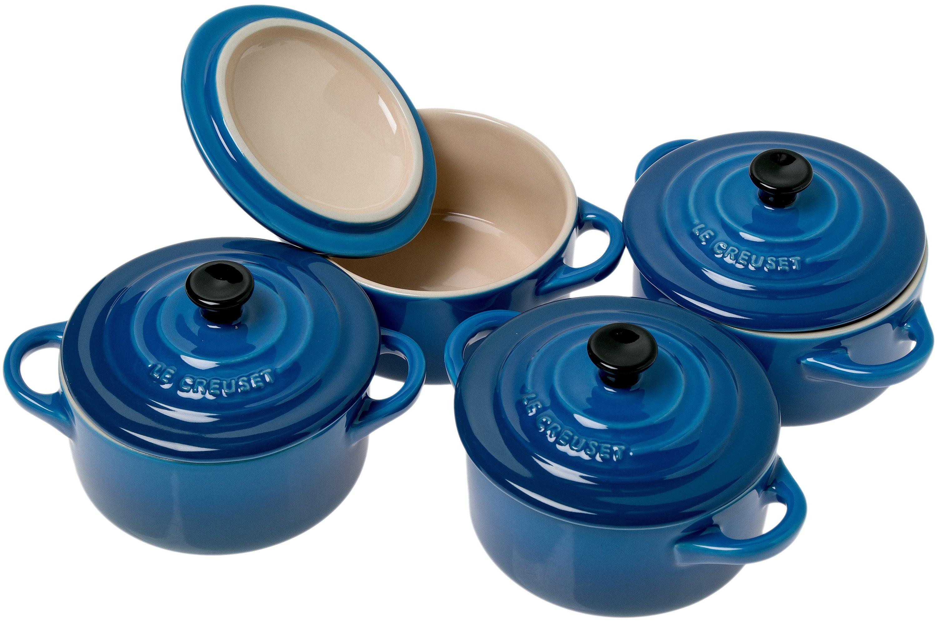 Mini cocotte in ceramica blu Cm. 10 - Staub