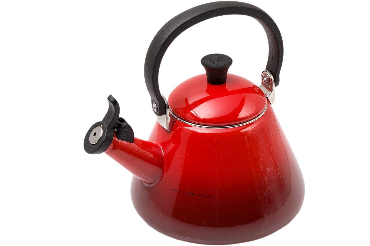 Le Creuset - Demi Bouilloire 1,1 L Rouge Cerise - Les Secrets du Chef