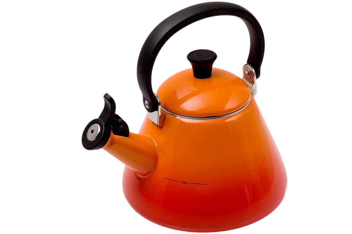 Le Kone kettle orange-red | shopping at Knivesandtools.com