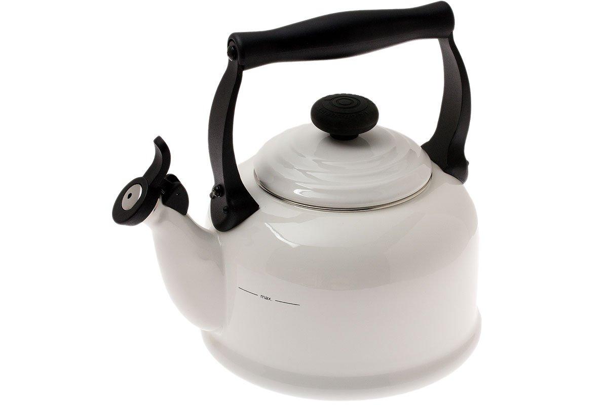 Le Creuset Tradition tea kettle 2,1L, White Advantageously shopping