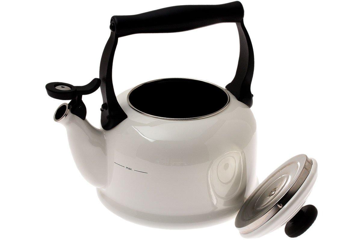 Le Creuset Tradition tea kettle 2,1L, White Advantageously shopping