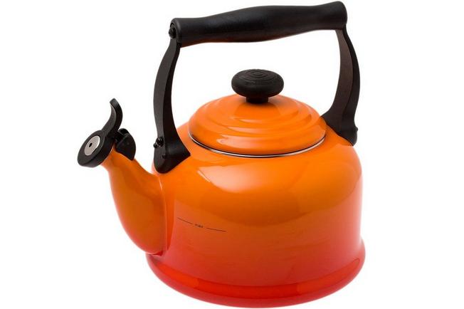 Orange kettle on sale