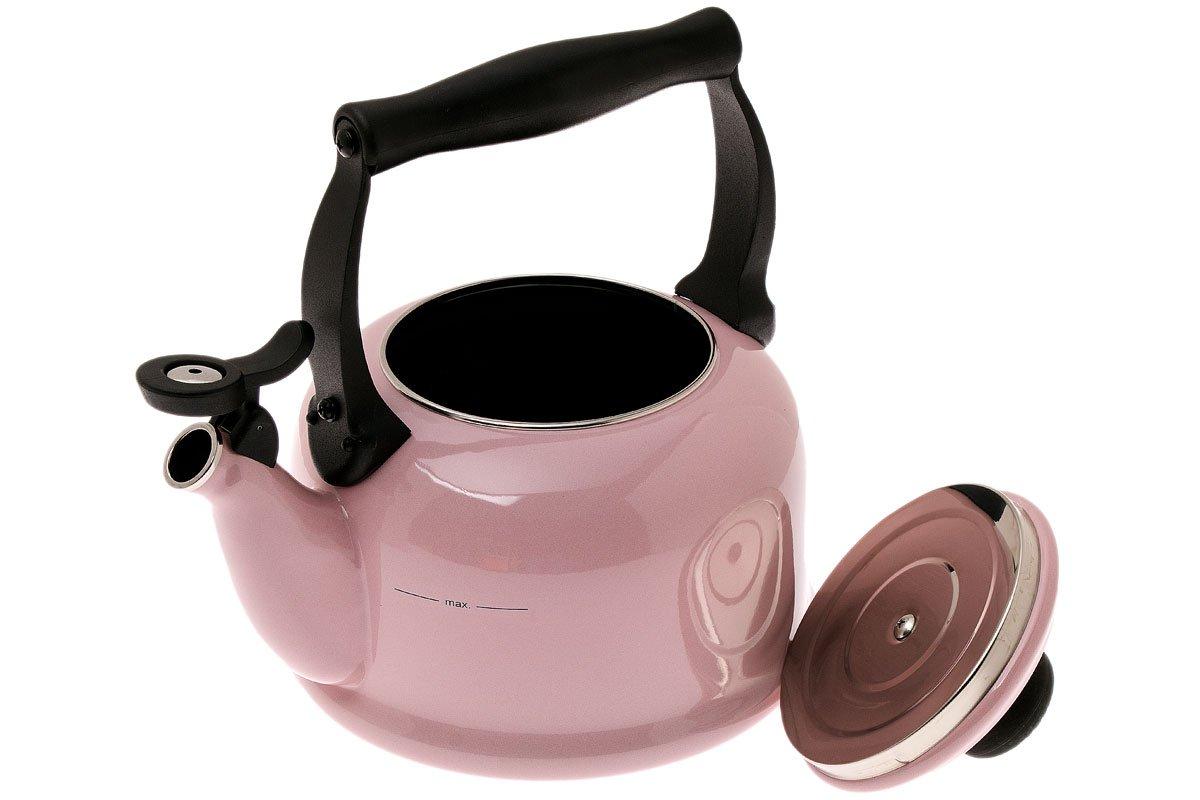 Le creuset pink kettle sale