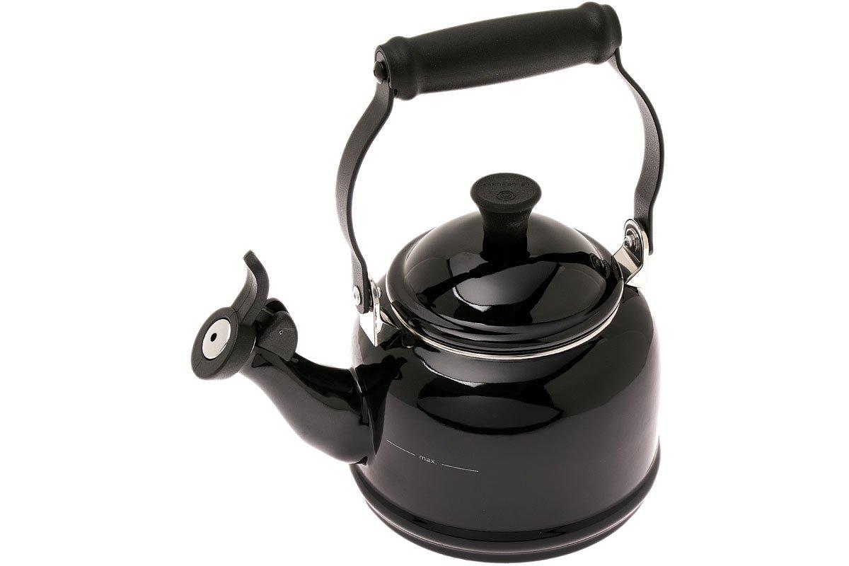 Le Creuset Demi tea kettle 1 1L black Advantageously shopping