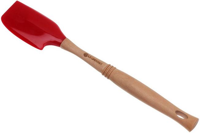 Silicone spatula with wooden handle 