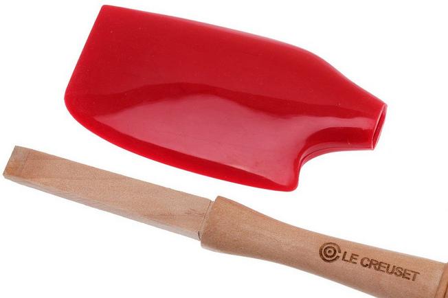 Le Creuset Silicone Pro spatula with wooden handle