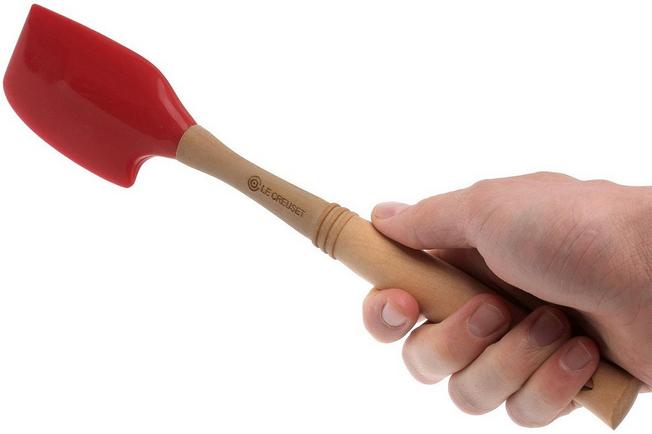 Le Creuset Silicone Pro spatula with wooden handle